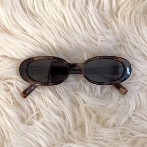 LE SPECS Outta Love tortoiseshell sunglasses